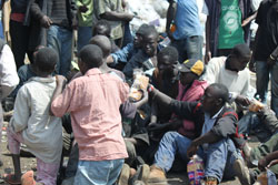 Getting some bread and milk